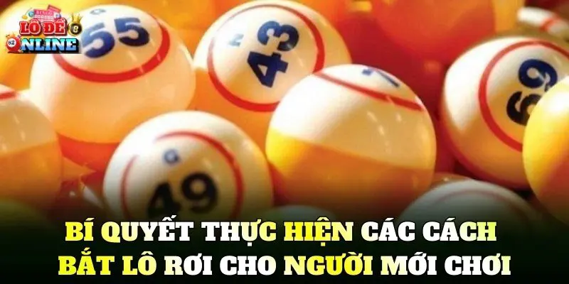 Bí quyết thực hiện các cách bắt lô rơi cho người mới chơi