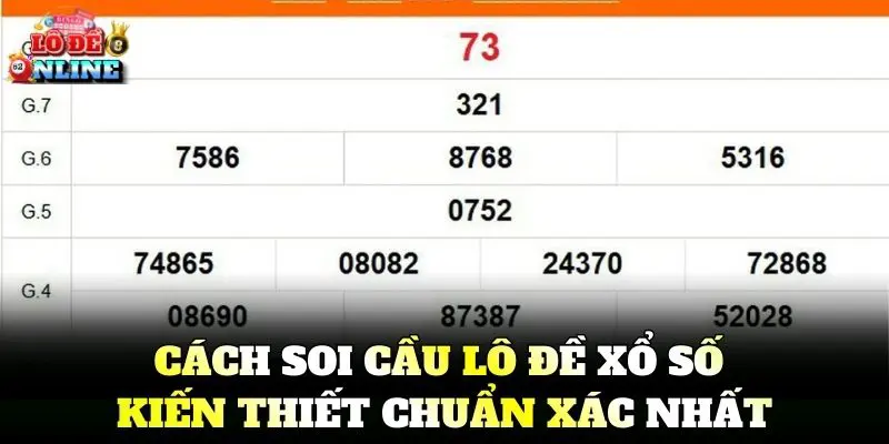 Cách Soi Cầu Lô Đề Xổ Số Kiến Thiết chuẩn xác nhất