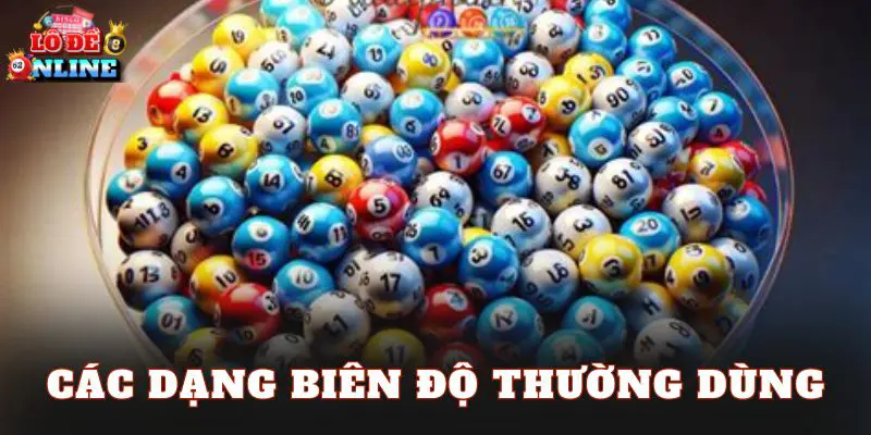 Các dạng biên độ thường dùng