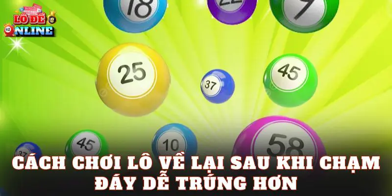 Cách chơi lô về lại sau khi chạm đáy dễ trúng hơn