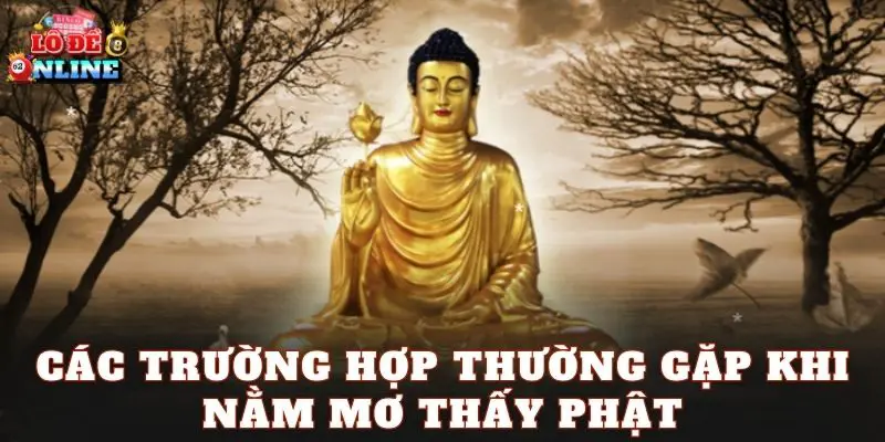 Các trường hợp thường gặp khi nằm mơ thấy phật